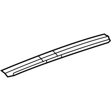 GM 20880038 Upper Weatherstrip 20880038 GM Upper Weatherstrip Illustration 1 of 1