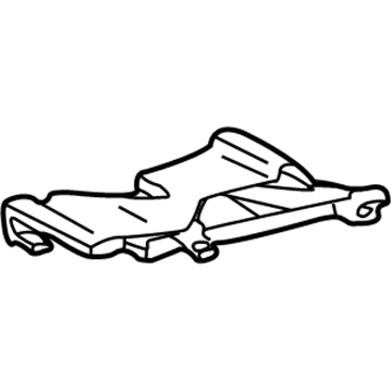 GM 10448043 Sound Absorber, Passenger Side 10448043 GM Sound Absorber, Passenger Side Illustration 1 of 1