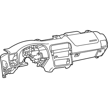 GM 10269100 Instrument Panel 10269100 GM Instrument Panel Illustration 1 of 1