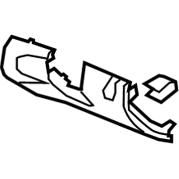 GM 92204543 Knee Bolster 92204543 GM Knee Bolster Illustration 1 of 1