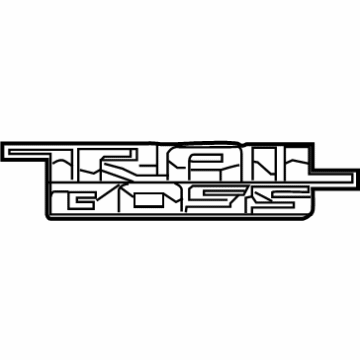 GM 84141147 Decal, Black; Red, Upper 84141147 GM Decal, Black; Red, Upper Illustration 1 of 1