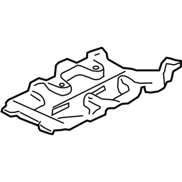GM 12585005 Oil Pan Baffle 12585005 GM Oil Pan Baffle Illustration 1 of 1