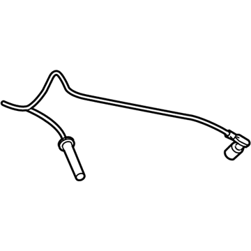 GM 19351590 Plug Wire 19351590 GM Plug Wire Illustration 1 of 1