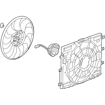 GM 84897503 Fan Assembly 84897503 GM Fan Assembly Illustration 1 of 1
