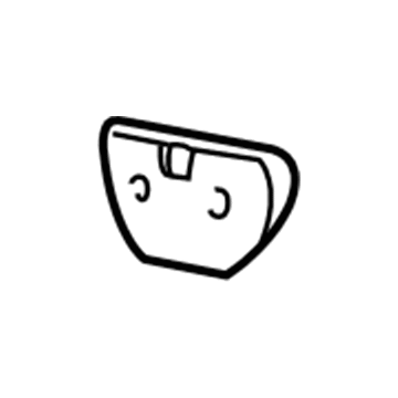 GM 22645207 Striker Anchor Plate 22645207 GM Striker Anchor Plate Illustration 1 of 1