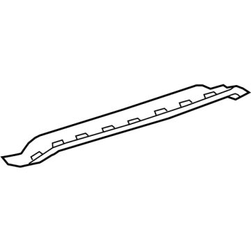 GM 39162717 Lower Trim, Rear 39162717 GM Lower Trim, Rear Illustration 1 of 1