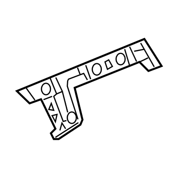 GM 39200966 Guide Bracket, Rear Driver Side 39200966 GM Guide Bracket, Rear Driver Side Illustration 1 of 1