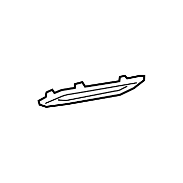 GM 39138807 Lower Molding, Driver Side 39138807 GM Lower Molding, Driver Side Illustration 1 of 1