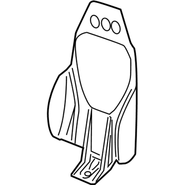 GM 15238269 Seat Back Panel, Rear 15238269 GM Seat Back Panel, Rear Illustration 1 of 1