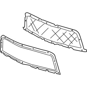 Cadillac 25891997 Lower Grille