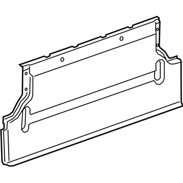 22849610 GM Partition Panel, Rear Illustration 1 of 1