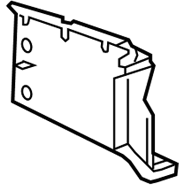 GM 22799069 Corner Trim, Rear Driver Side 22799069 GM Corner Trim, Rear Driver Side Illustration 1 of 1