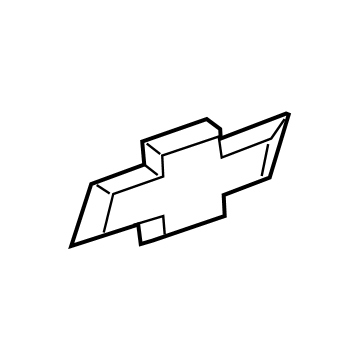 GM 84188543 Emblem, Black 84188543 GM Emblem, Black Illustration 1 of 1