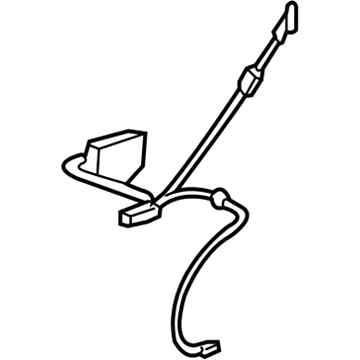GM 84945275 Release Cable, Rear 84945275 GM Release Cable, Rear Illustration 1 of 1