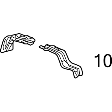 GM 20939863 Front Floor Pan Reinforcement, Passenger Side 20939863 GM Front Floor Pan Reinforcement, Passenger Side Illustration 1 of 1