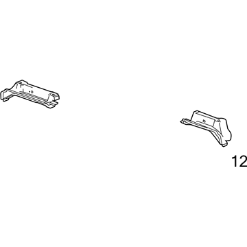 GM 15107877 Center Crossmember, Passenger Side 15107877 GM Center Crossmember, Passenger Side Illustration 1 of 1