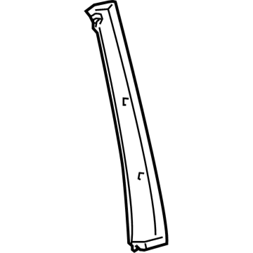GM 20766576 Applique, Front Center Passenger Side 20766576 GM Applique, Front Center Passenger Side Illustration 1 of 1