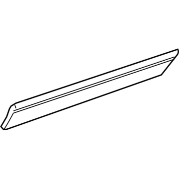 GM 19179464 Side Molding, Front Passenger Side 19179464 GM Side Molding, Front Passenger Side Illustration 1 of 1