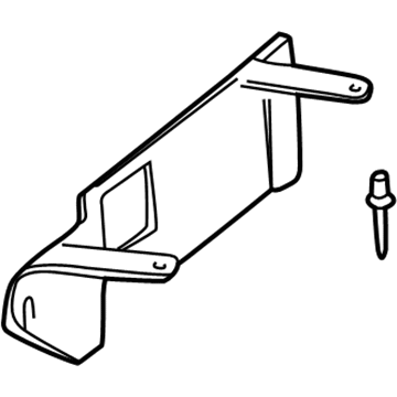 GM 25762920 Seat Back Panel, Rear 25762920 GM Seat Back Panel, Rear Illustration 1 of 1