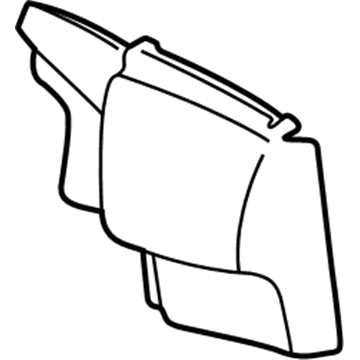 Buick 25697520 Trunk Side Trim