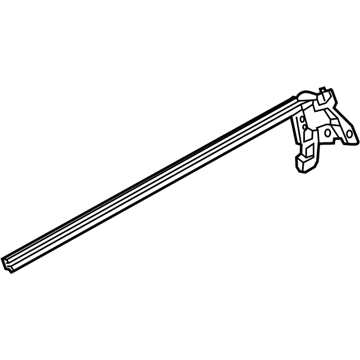 GM 13464816 Belt Weatherstrip, Front Driver Side 13464816 GM Belt Weatherstrip, Front Driver Side Illustration 1 of 1