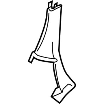 13439487 GM Window Trim, Front Driver Side Illustration 1 of 1
