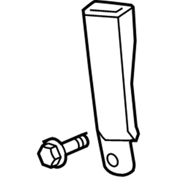 19301279 GM Buckle End, Passenger Side Illustration 1 of 1