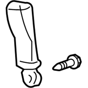19301276 GM Center Buckle, Driver Side Illustration 1 of 1