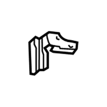 GM 25792438 Inner Rail Bracket, Front Passenger Side 25792438 GM Inner Rail Bracket, Front Passenger Side Illustration 1 of 1