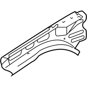 23183827 GM Upper Rail, Front Outer Passenger Side Illustration 1 of 1