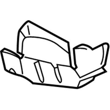 GM 84061311 Side Extension, Passenger Side 84061311 GM Side Extension, Passenger Side Illustration 1 of 1