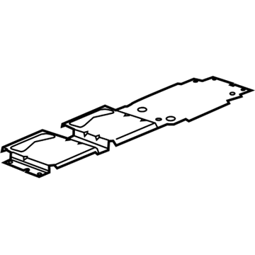 GM 15920886 Heat Shield 15920886 GM Heat Shield Illustration 1 of 1