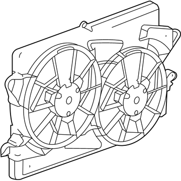 Buick Regal Fan Shroud - 13241739