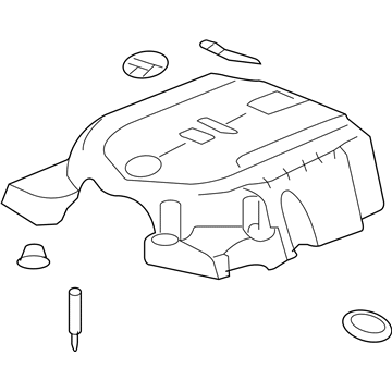 Cadillac STS Engine Cover - 12582708