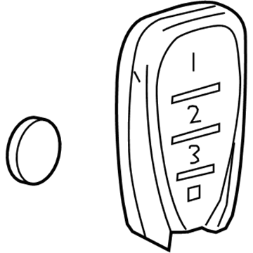GM 13529638 Switch & Key 13529638 GM Switch & Key Illustration 1 of 1