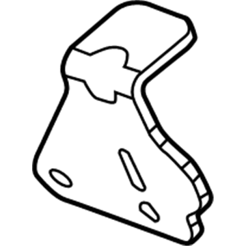 GM 12639305 Engine Cover Bracket 12639305 GM Engine Cover Bracket Illustration 1 of 1