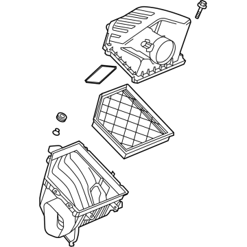 GM 84601260 Air Cleaner Assembly 84601260 GM Air Cleaner Assembly Illustration 1 of 1