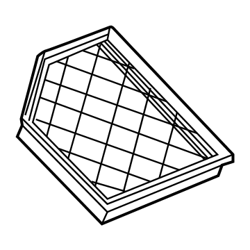 GM 84498926 Air Filter 84498926 GM Air Filter Illustration 1 of 1
