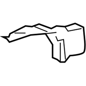 GM 10294091 Support Bracket, Driver Side 10294091 GM Support Bracket, Driver Side Illustration 1 of 1