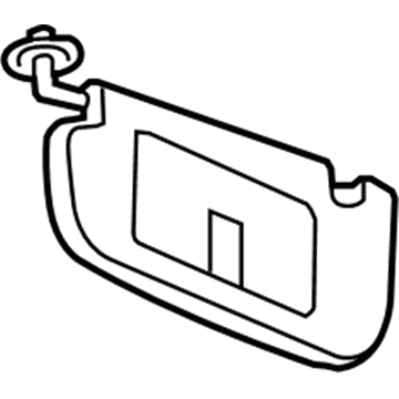 Chevy 20874317 Sunvisor