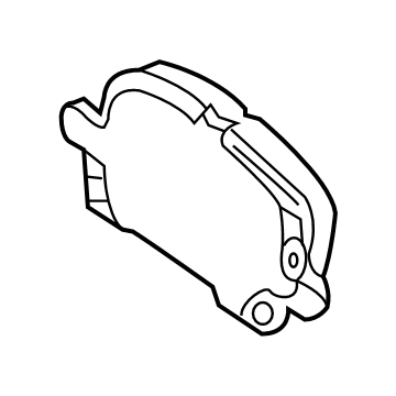 GM 26558653 Pad Kit, Front Disc Brake 26558653 GM Pad Kit, Front Disc Brake Illustration 1 of 1