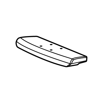 GM 84694235 Bolster Pad, Front 84694235 GM Bolster Pad, Front Illustration 1 of 1