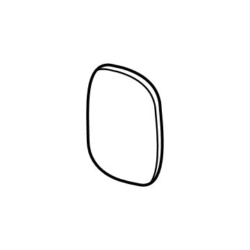 85561233 GM Headrest, Black, Front Illustration 1 of 1