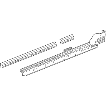 GM 23212269 Rocker Reinforcement, Driver Side 23212269 GM Rocker Reinforcement, Driver Side Illustration 1 of 1