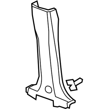 Saturn 25900350 Lower Center Pillar Trim
