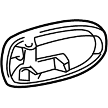 Chevy Exterior Door Handle - 10322223