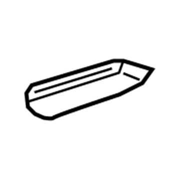 GM 23185916 Bracket, Driver Side 23185916 GM Bracket, Driver Side Illustration 1 of 1
