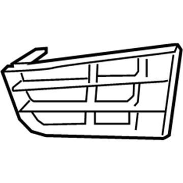 GM 23331275 Grille, Driver Side 23331275 GM Grille, Driver Side Illustration 1 of 1