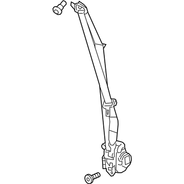 GM 19352874 Lap & Shoulder Belt, Passenger Side 19352874 GM Lap & Shoulder Belt, Passenger Side Illustration 1 of 1
