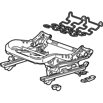 GM 42739163 Cushion Frame, Front 42739163 GM Cushion Frame, Front Illustration 1 of 1